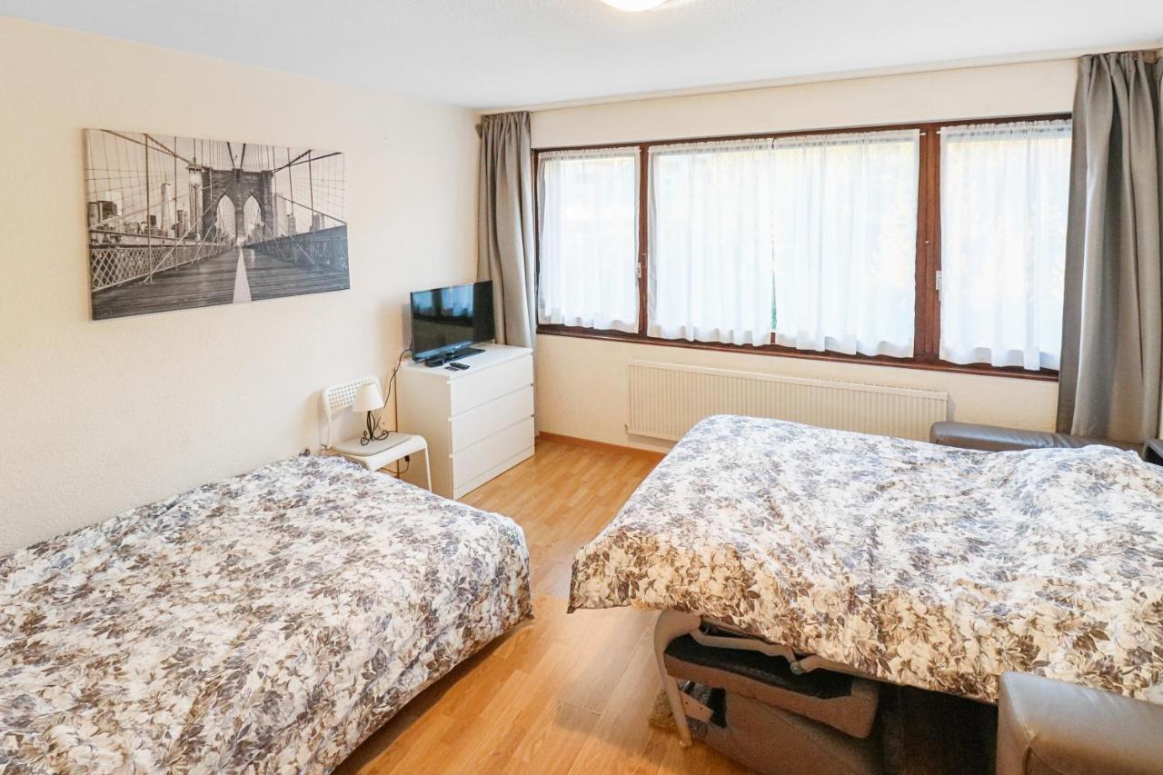 Studio Cosy Au Centre De Кран-Монтана Экстерьер фото
