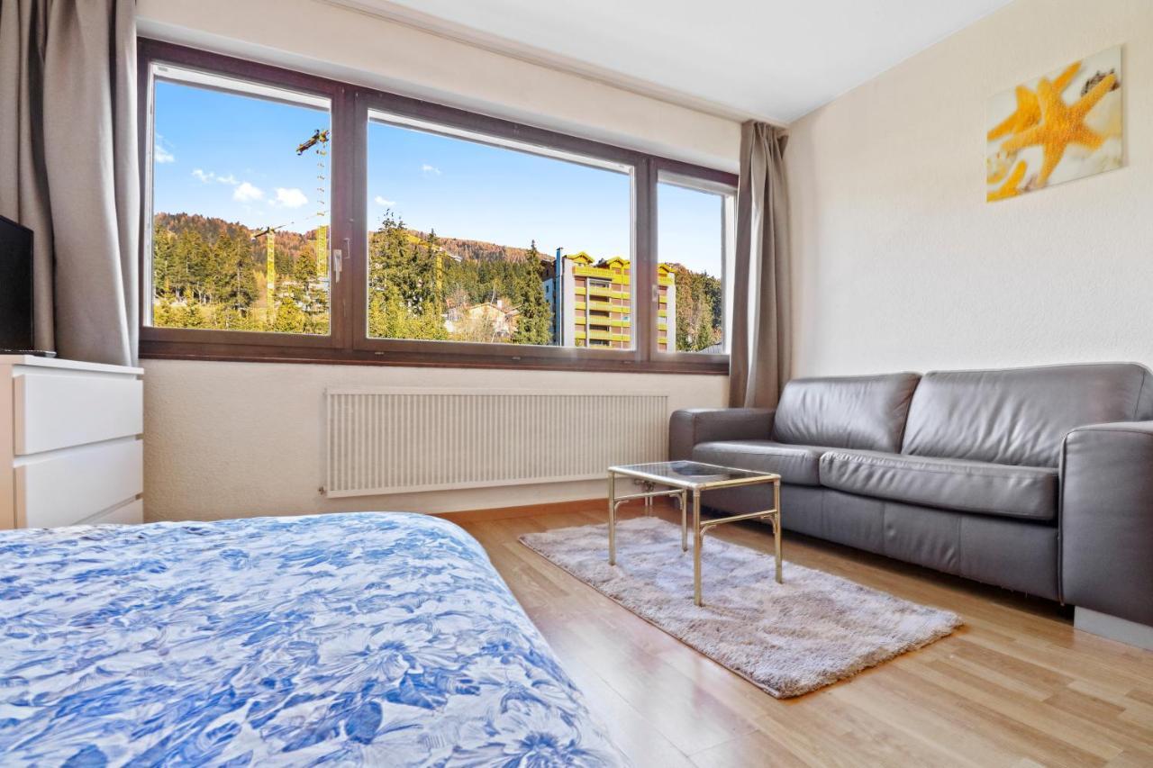 Studio Cosy Au Centre De Кран-Монтана Экстерьер фото