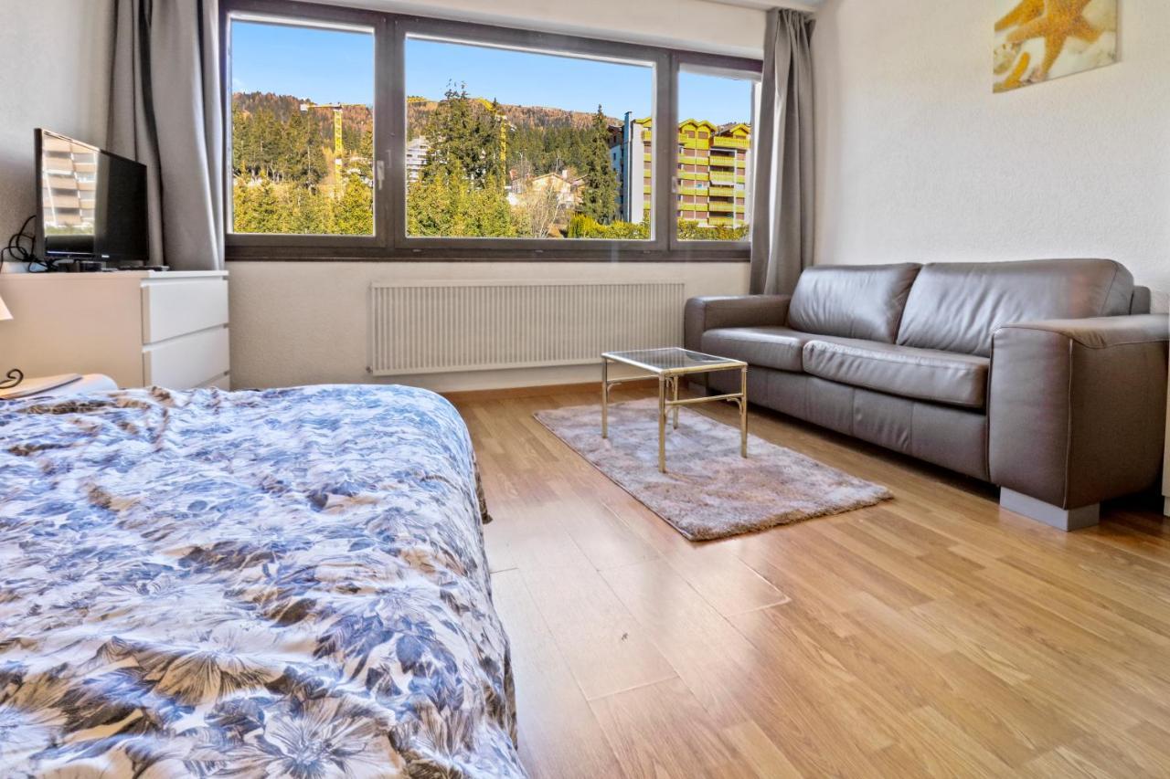 Studio Cosy Au Centre De Кран-Монтана Экстерьер фото