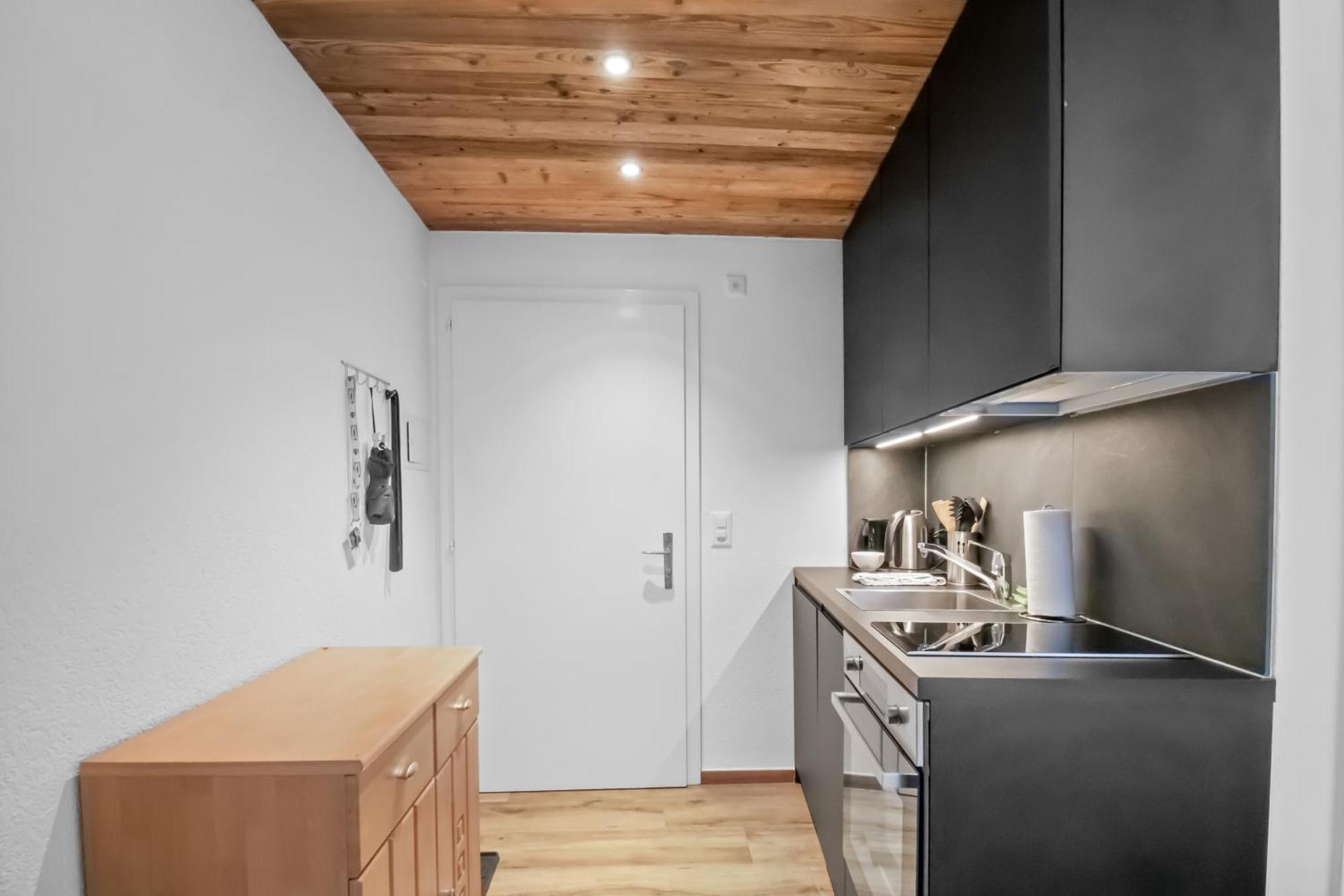 Studio Cosy Au Centre De Кран-Монтана Экстерьер фото